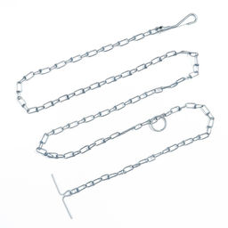 Цепь для привязи собак, 1,8 м, калибр 20 мм, толщина проволки 1,8 мм - Пижон фото 2