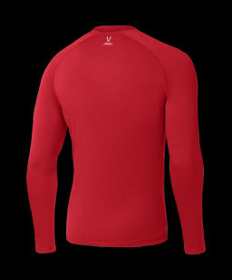 Джемпер компрессионный утепленный JOGEL CAMP PerFormDRY Baselayer Top Warm, красный  фото 3