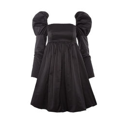 Платье женское короткое MINAKU: PartyDress, чёрное, размер 42-44