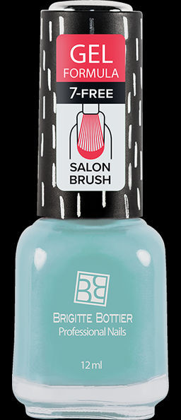 Brigitte Bottier лак для ногтей GEL FORMULA тон 63 светло-голубой 12мл/3