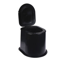 Туалет дачный, h=35 см, без дна, с отверстиями для крепления к полу, чёрный