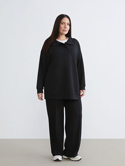 Dik Yaka Kad?n Sweatshirt Tunik