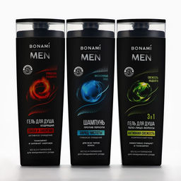 Гель для душа for men 3 в 1 400 мл, BONAMI  фото 10