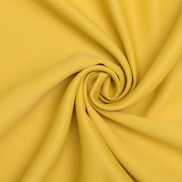 Штора блэкаут портьерная «Этель», 250×265, жёлтая