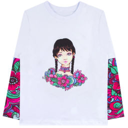 Джемпер с тату кулирка 1539100201 - Youlala фото 3