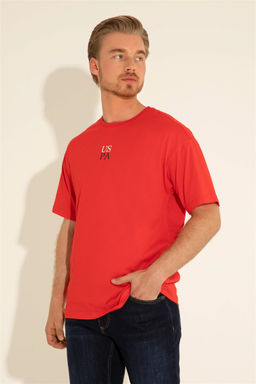 Мужская красная футболка - U.s. polo assn фото 9