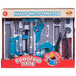 Игровой набор ABtoys Помогаю Папе Инструменты 2 вида, в коробке  фото 3