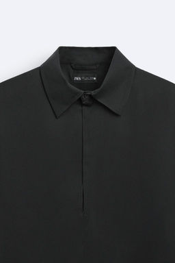 SATIN POLO SHIRT - Zara фото 9