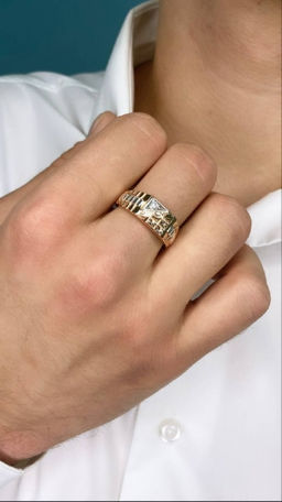 Мужское кольцо МК019