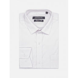 Рубашка школьная БЕЛАЯ, прямой крой, длинный рукав, тм