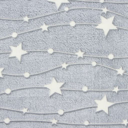 Плед светящийся Casa Conforte Stella 100х150см, серый, фланель 190 гр/м, пэ100%  фото 4