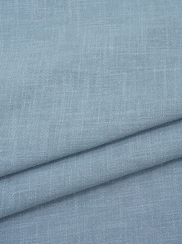 Крапива Рами (Ramie)-диагональ, цв.Серо-голубая дымка-2, ш.1.4м, крапива-100%, 270гр/м.кв - Купава фото 3