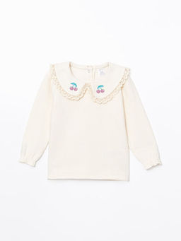 Bebe Yaka Nak??l? K?z Bebek Ti??rt