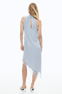 Vestido de sat?n con ribetes de encaje - H&m фото 3