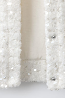 SEQUIN BOMBER JACKET - Zara фото 8