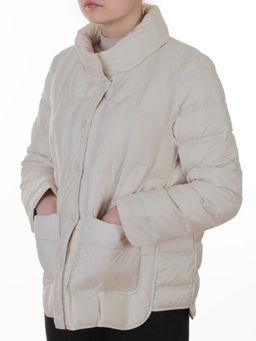 8810 MILK Куртка пуховая облегченная женская (утиный пух) - Fashion фото 5