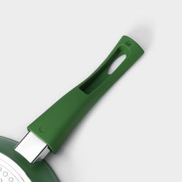 Сковорода Magistro Avocado, d=22 см, кованый алюминий, съёмная ручка soft-touch, антипригарное покрытие, индукция, зелёная  фото 5