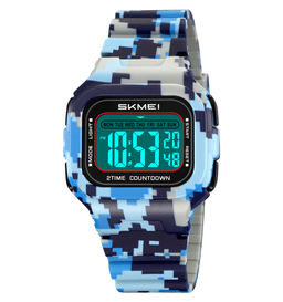 Часы наручные Skmei мужские электронные спортивные 2343blue-camo