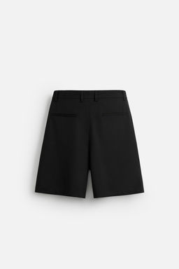 PLEATED RELAXED FIT BERMUDA SHORTS - Zara фото 7