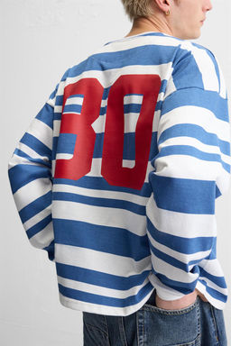 NUMBER STRIPE T-SHIRT - Zara фото 6