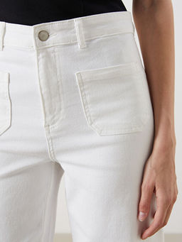 Wideleg Kad?n Jean Pantolon