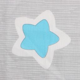 Пеленка Крошка Я Звёздочки цвет серый, 70х120 см, 100% хлопок  фото 2