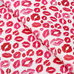 Цена за 2 шт. Бумага упаковочная крафт «Поцелуи», 2 листа 50×70 см