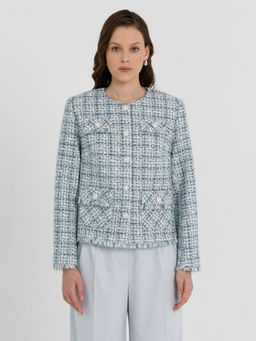 Жакет в клетку