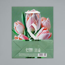 Цена за 4 шт. Пакет подарочный ламинированный, упаковка, 8 марта, S 12?15?5.5 см