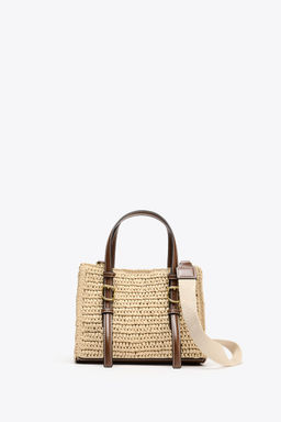 WOVEN MINI TOTE BAG - Zara фото 16
