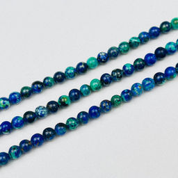 Бусины для украшений из Азурита (92 бусины)