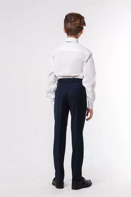 Брюки для мальчика, прилегающий (серый) БД-234 - Бостон фото 3