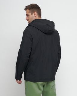 Куртка спортивная мужская большого размера черного цвета 88676Ch - Wonderrman фото 14