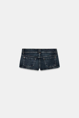 SHORTS MINI DENIM TRF TIRO BAJO / Azul - Zara фото 6