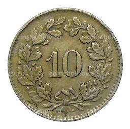 10 раппенов 1944 года Швейцария