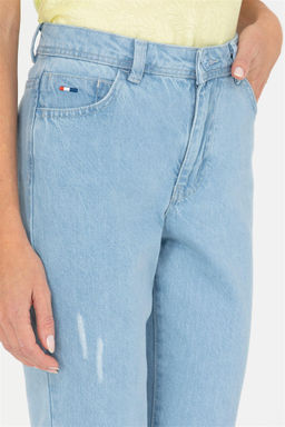 Женские голубые джинсовые брюки - U.s. polo assn фото 5