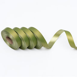 Цена за 4 шт. Лента полипропиленовая Matte для декора и подарков, хаки, 2 см х 50 м - Simaland фото 2