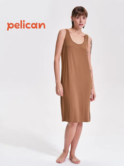 PELICAN, платье женское, Коричневый