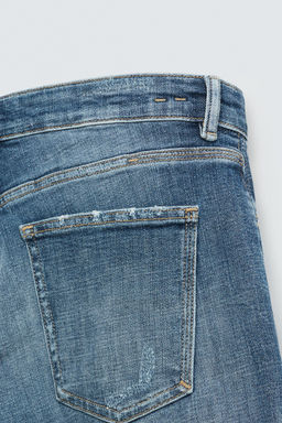 RIPPED SKINNY FIT JEANS - Zara фото 10