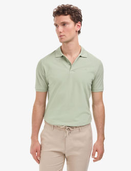 _a_la Regular Fit %100 Pamuk K_vr_lmaz Polo Yaka Basic Ti__rt