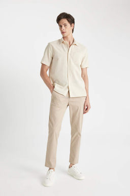 Брюки-чиносы из твила из парусины - Defacto фото 3