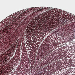 Тарелка «Драхна», d=21 см, стекло, бордовая