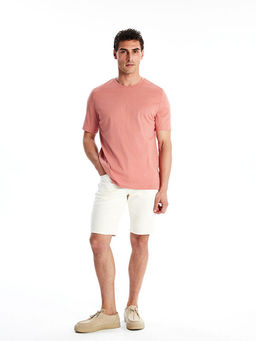 Bisiklet Yaka Penye Erkek Ti??rt