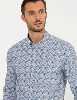 Bej Slim Fit Uzun Kollu G_mlek - Pierre cardin фото 2