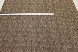 Импорт. хлопок Крупные огурцы цв.коричневый, ш.1.45м, хлопок-100%, 100гр/м.кв - Купава фото 7