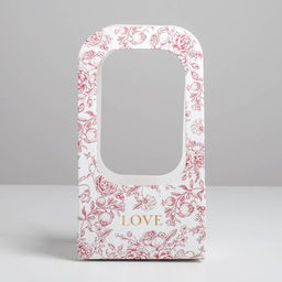 Коробка-переноска для цветов Цветы, 17 12 32 см - Дарите счастье фото 3