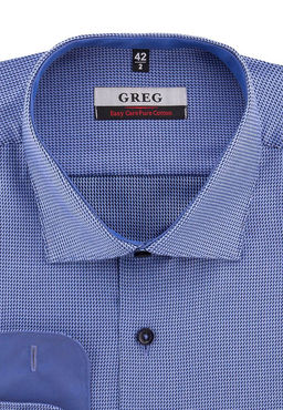 Сорочка мужская длинный рукав GREG 223/111/8180/Z/1