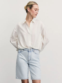 Джинсовые шорты прямые / Zarina