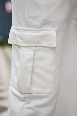 TRENDYOL MAN Haki %100 Pamuk Wide Leg/Genis Kesim Kargo Cepli Esofman Alt? TMNAW25EA00021 - Trendyolmilla фото 14