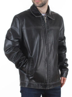 317956618 DK. GRAY Куртка из эко-кожи мужская